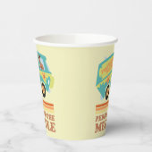 スクービードゥーミステリーマシン「ペダルを踏み込む」 紙コップ (左)