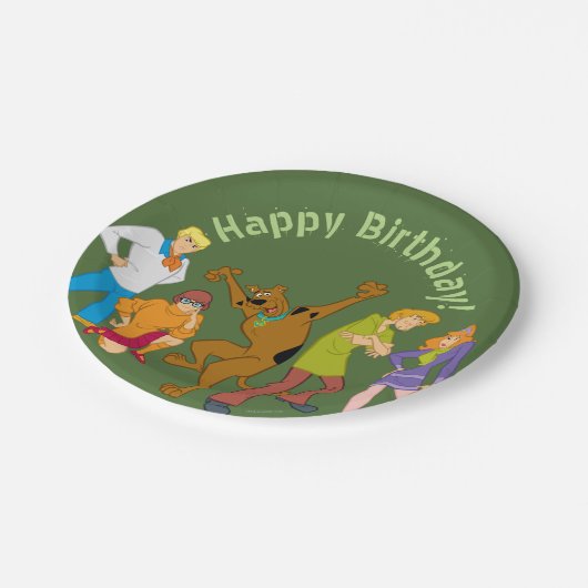 スクービードゥーミステリー株式会社全体集団 ペーパープレート (アングル)