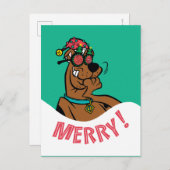 スクービードゥーメリー笑い シーズンポストカード (正面/裏面)