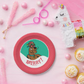 スクービードゥーメリー笑い ペーパープレート (パーティー)