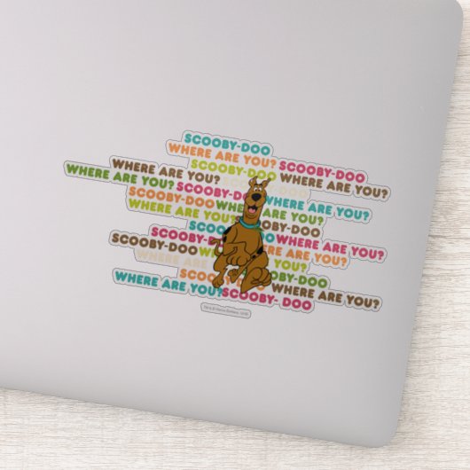 スクービードゥーランニングの「どこにいる?」 シール (詳細)