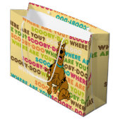 スクービードゥーランニングの「どこにいる？」 ラージペーパーバッグ (正面アングル)