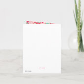 スクービードゥールフバレンタインデー ノートカード (裏面)