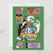 スクービードゥー不気味ミステリーマシン誕生日 招待状 (正面)