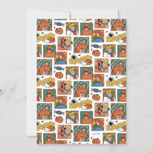 スクービードゥー不気味ミステリーマシン誕生日 招待状 (裏面)