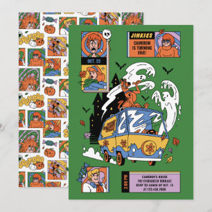 スクービードゥー不気味ミステリーマシン誕生日 招待状