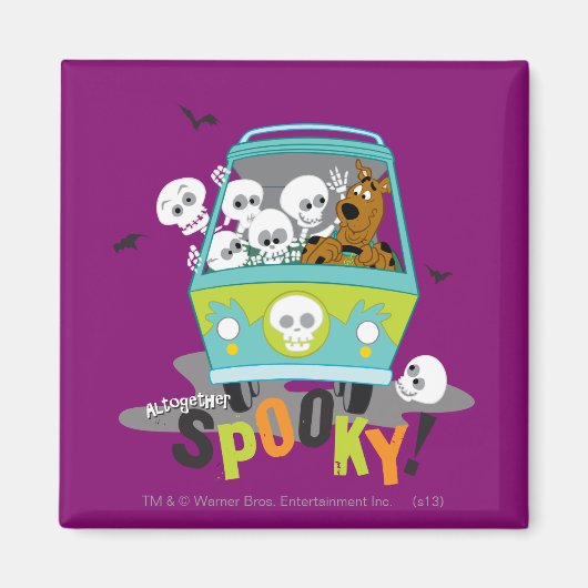 スクービードゥー不気味ミステリーマシン マグネット (正面)