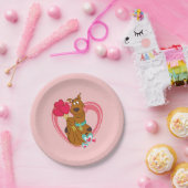 スクービードゥー保持ハートロリポップ ペーパープレート (パーティー)