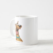 スクービードゥー励起顔 コーヒーマグカップ (正面左)