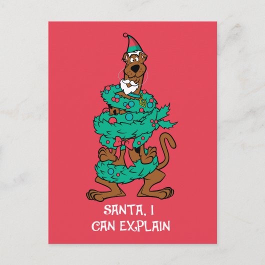 スクービードゥー包まれたのリース シーズンポストカード (正面)