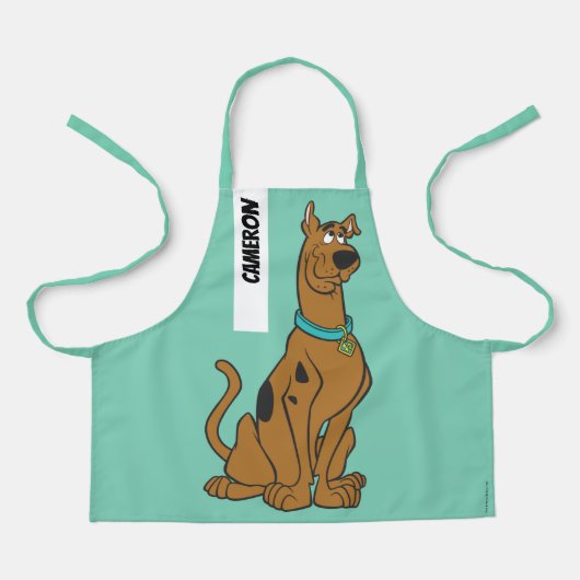 スクービードゥー子犬の目 エプロン (正面)
