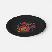スクービードゥー幽霊たちズランニングフロムズ ペーパープレート (アングル)