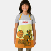 スクービードゥー彫刻かぼちゃ エプロン (インサイチュ)