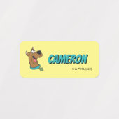 スクービードゥー満足顔 ラベル (デザイン1)