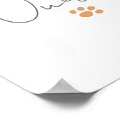 スクービードゥー第1誕生日- 12か月フォトコラージュ ポスター (角)