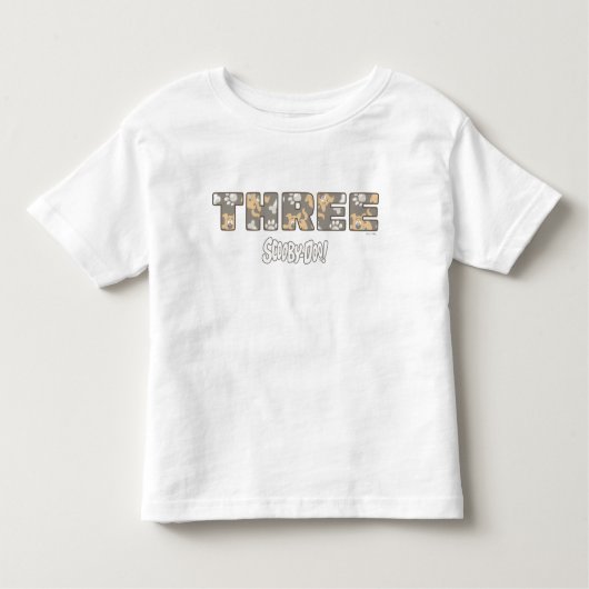 スクービードゥー第3誕生日 トドラーTシャツ (正面)
