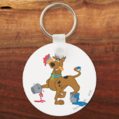 スクービードゥー絵を描 キーホルダー (正面)