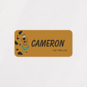 スクービードゥー迷彩ラベル ラベル (デザイン2)