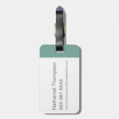 スクービードゥー運転謎のマシン ラゲッジタグ (裏面縦)