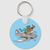 スクービードゥー飛んでいる飛行機 キーホルダー (裏面)