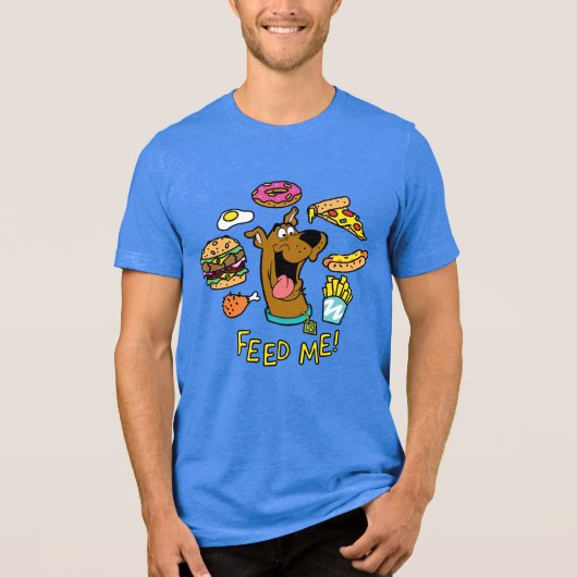 スクービードゥー食べ物を与えだ！ トライブレンドＴシャツ (正面)