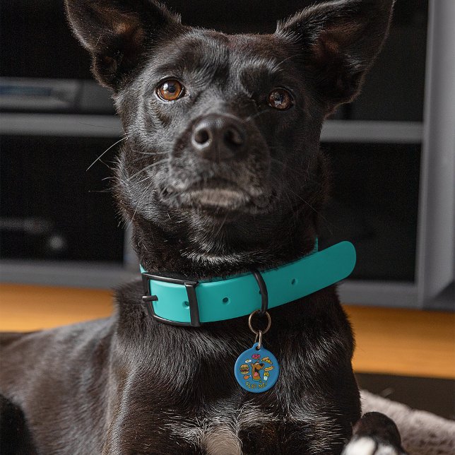 スクービードゥー食べ物を与えだ！ ペット　ネームタグ (クリエイターアップロード済み)