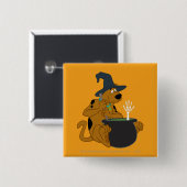 スクービードゥー魔女の大釜 缶バッジ (正面&裏面)