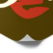 スクービードゥー鳴り声 ポスター (角)