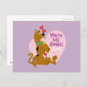 スクービードゥー-あなたはマイスウィート シーズンポストカード (正面/裏面)