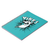 スクービードゥー「おお!」 ハーフトーングラフィックス ノートブック (左側)