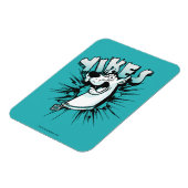 スクービードゥー「おお!」 ハーフトーングラフィックス マグネット (左側)