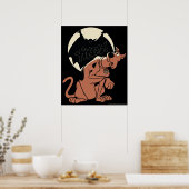 スクービードゥー「おお!」 吸血鬼の影 ポスター (キッチン)