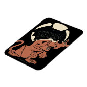 スクービードゥー「おお!」 吸血鬼の影 マグネット (左側)