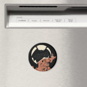 スクービードゥー「おお!」 吸血鬼の影 マグネット (インサイチュ (食洗機))