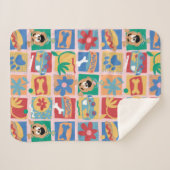 スクービードゥー |おもしろいベビーパターン シェルパブランケット (正面(横))