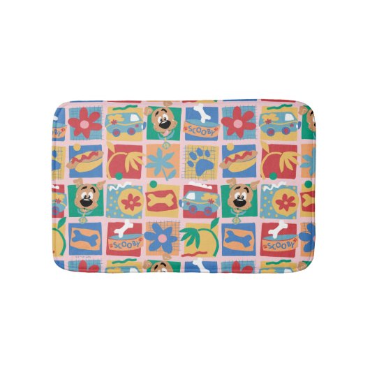 スクービードゥー |おもしろいベビーパターン バスマット (正面)