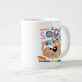 スクービードゥー |かわいいベビースクービードゥー ジャンボコーヒーマグカップ (正面右)