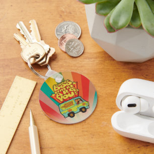 スクービードゥー  「どこにいるんだ？」 レトロマンガバン キーホルダー