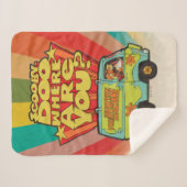 スクービードゥー |「どこにいるんだ?」 レトロマンガバン シェルパブランケット (正面(横))