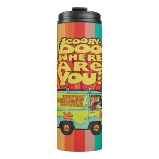 スクービードゥー |「どこにいるんだ?」 レトロマンガバン タンブラー (正面)