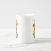 スクービードゥー |「どこにいるんだ？」 レトロマンガバン ボーンチャイナマグカップ (正面)