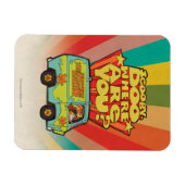 スクービードゥー |「どこにいるんだ？」 レトロマンガバン マグネット (横)