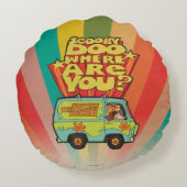 スクービードゥー |「どこにいるんだ?」 レトロマンガバン ラウンドクッション (裏面)