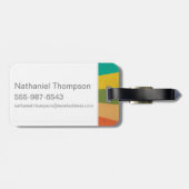 スクービードゥー |「どこにいるんだ？」 レトロマンガバン ラゲッジタグ (裏面横)