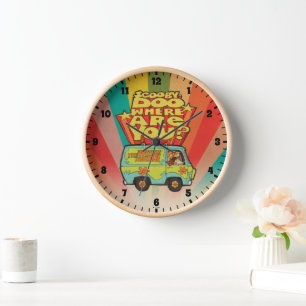 スクービードゥー  「どこにいるんだ？」 レトロマンガバン 壁時計