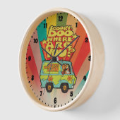 スクービードゥー |「どこにいるんだ?」 レトロマンガバン 壁時計 (傾斜)