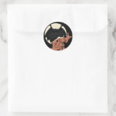 スクービードゥー「やれ！」 ヴァンパイアの影 ラウンドシール (バッグ)