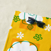 スクービードゥー |キャラクター花柄 ビーチタオル (インサイチュ)