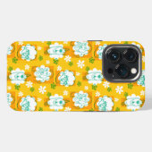 スクービードゥー |キャラクター花柄 iPhoneケース (裏面横)