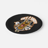 スクービードゥー |キャンディをゲット! ペーパープレート (アングル)